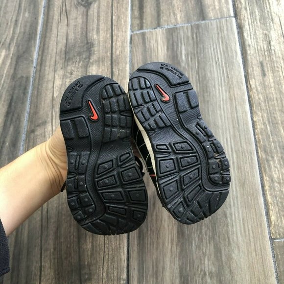 Nike Kids T-Run 5 443991-007 Multicolor Lace Up Sneakers Shoes Size 4c - Picture 7 of 9